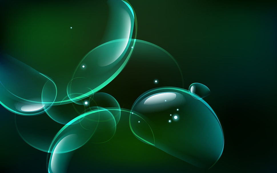 green digital wallpaper HD wallpaper
