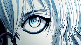 anime character eye illustration, Drifters, Olminu, eyes, anime