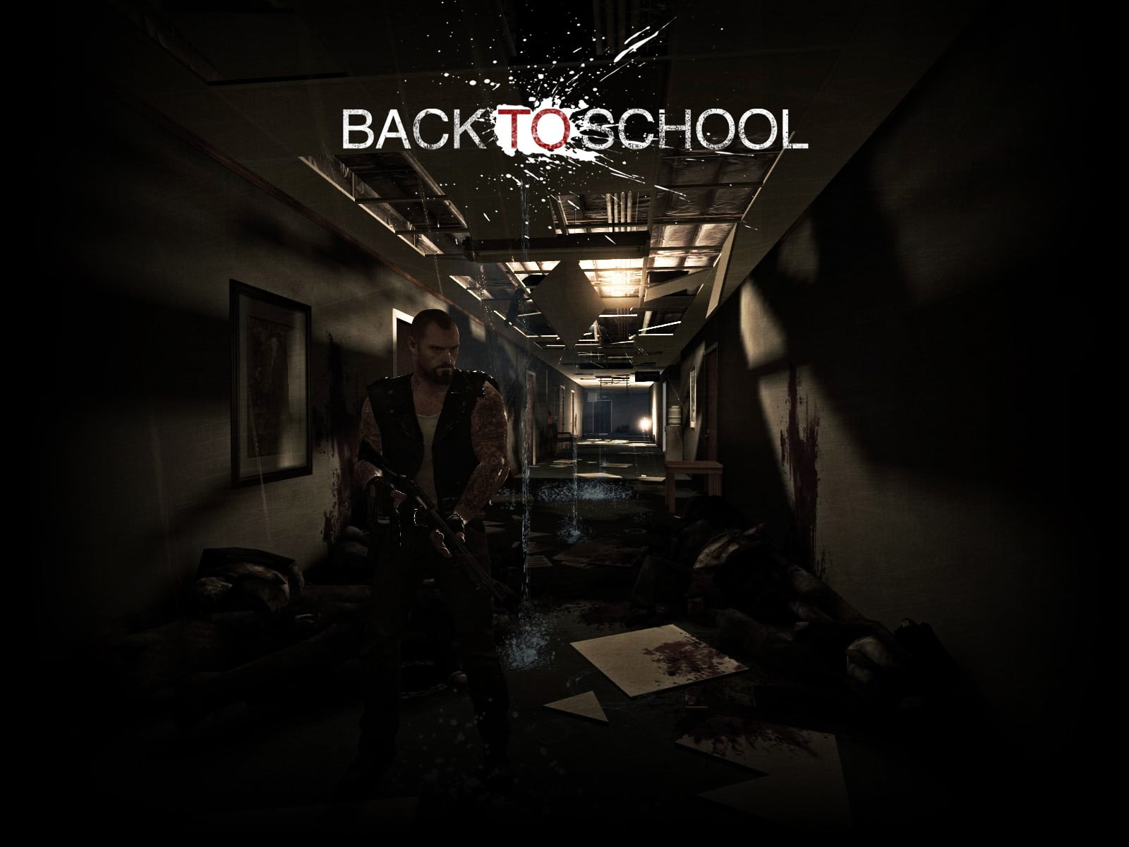 men's black vest, Left 4 Dead 2, Back To School, Game Mod, Steam (software)