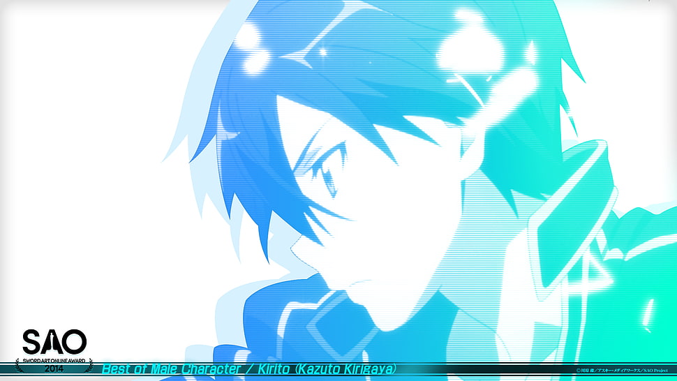 male anime illustration, Sword Art Online, anime, anime boys, digital art HD wallpaper