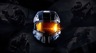 gray and black Halo wallpaper, Halo, Halo 5, Master Chief, Halo: The Master Chief Collection