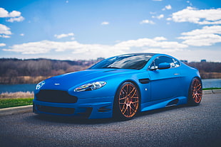 blue coupe