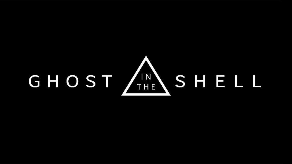 Ghost in the Shell logo, Ghost in the Shell, minimalism, simple, text HD wallpaper