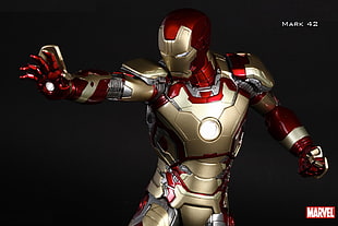 Iron-Man Mark 42 digital wallpaper, Iron Man