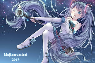 Majikarumirai illustration, Vocaloid, Hatsune Miku, Magical Mirai