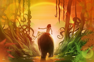 Jungle Book digital wallpaper HD wallpaper