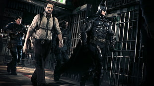 Batman, Batman, Batman: Arkham Knight, Gotham City, Jim Gordon HD wallpaper