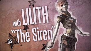 Lilith as The Siren digital wallpaper, Borderlands, vault hunters, Lilith, video games HD wallpaper