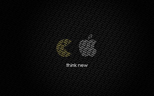 Pac-Man and Apple logo