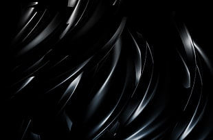black wavy illustration