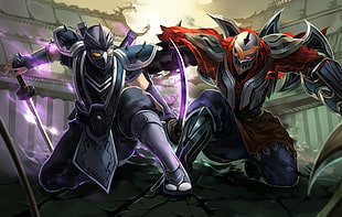 zed and shen poster HD wallpaper