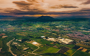 aerial photography, nature, landscape, volcano, Philippines