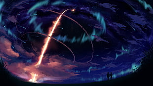 rain of fire 3D poster