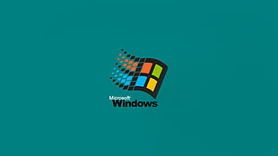 Microsoft Windows 95 logo, Microsoft, Microsoft Windows HD wallpaper