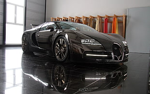 Veyron,  Luxury cars,  Black,  Tuning HD wallpaper