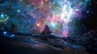 cosmic ray illustration HD wallpaper