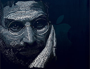 Steve Jobs typography art HD wallpaper