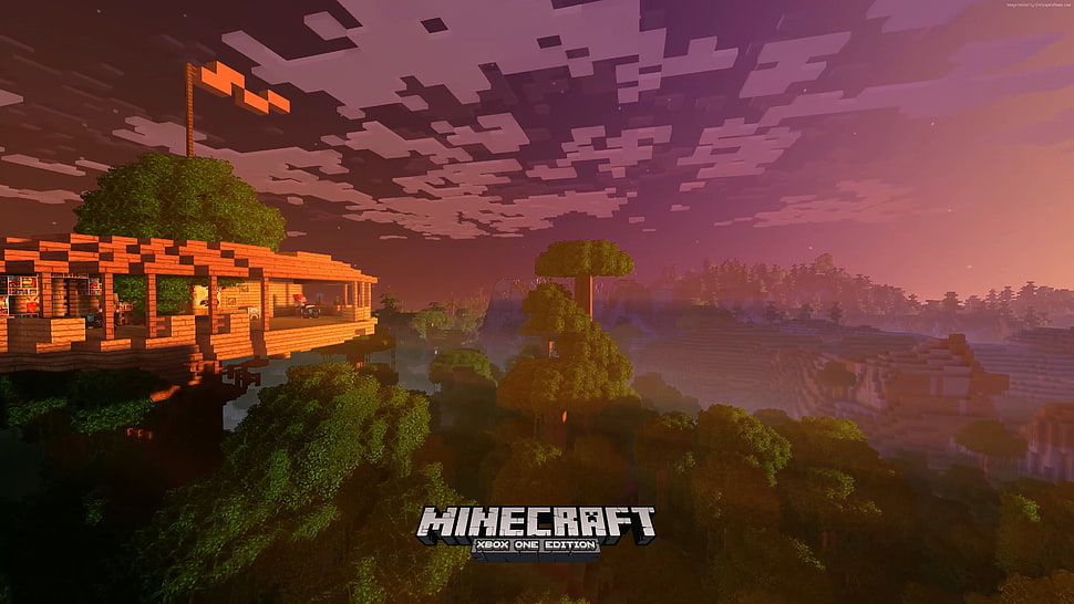 Minecraft game interface HD wallpaper