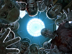 Zombie game wallpaper, Dead Rising, video games, zombies