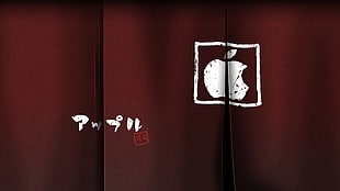 black and white floral print leather handbag, Apple Inc., logo, digital art HD wallpaper