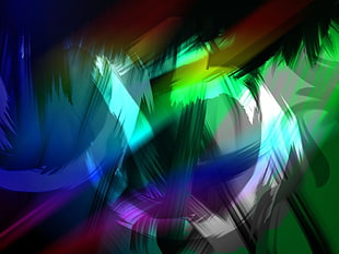 multicolored digital wallpaper, abstract, shapes
