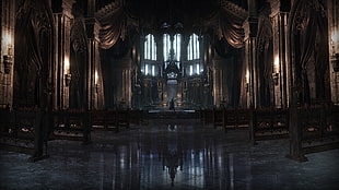 brown concrete church, Dark Souls III, video games, cathedral, Pontiff Sulyvahn