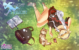 Flight of Twilight poster, anime, Vocaloid
