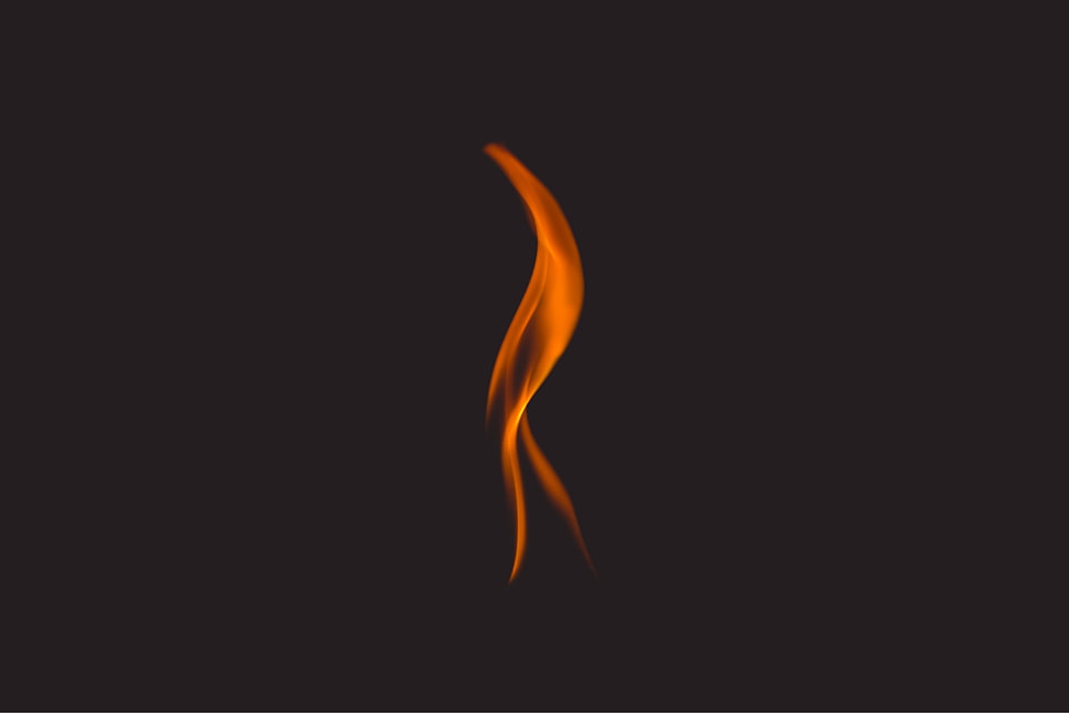 flame illustration, Fire, Flame, Dark background HD wallpaper