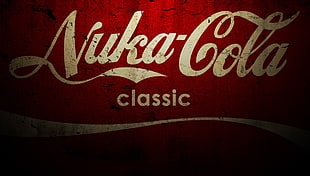 Nuka-Cola Classic product tag, video games, Fallout, Nuka Cola