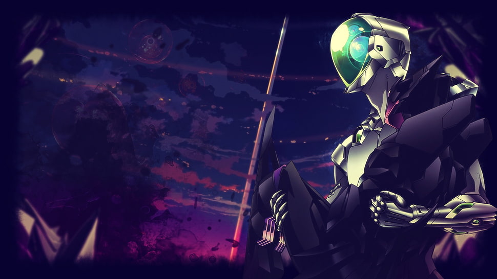 gray robot digital wallpaper, Accel World HD wallpaper