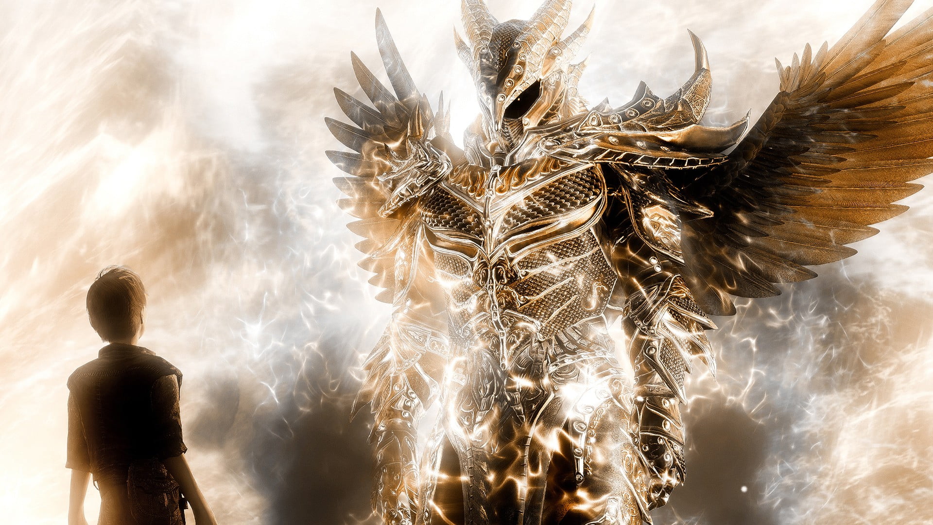 Winged character poster HD wallpaper | Wallpaper Flare