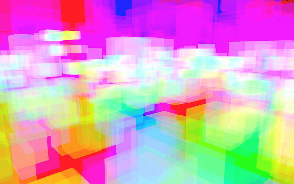 multi-colored digital wallpaper HD wallpaper