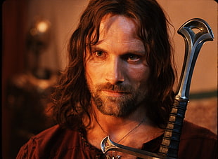 Lord Of The Rings character digital wallpaper, The Lord of the Rings, Aragorn, Viggo Mortensen HD wallpaper