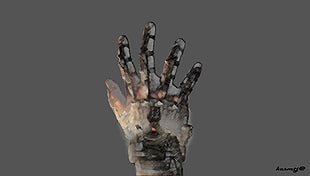 person's gray and black hand illustration, Call of Duty, simple background, simple