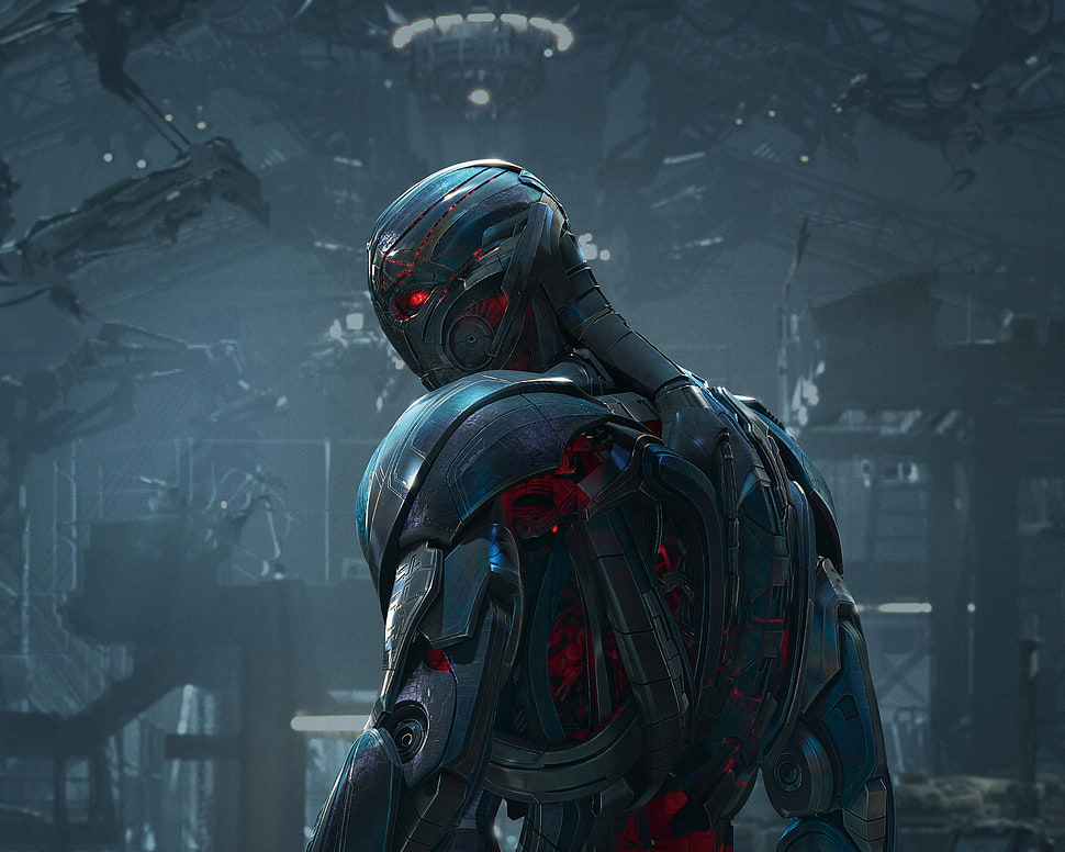 shallow focus photography of Ultron from Avengers 2 HD wallpaper