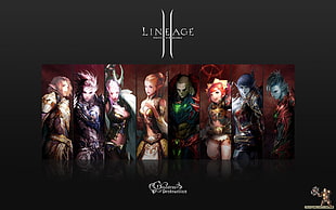 Lineage game poster, Lineage II, RPG, fantasy art
