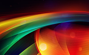 multicolored optical illusion, abstract, PerfectHue HD wallpaper