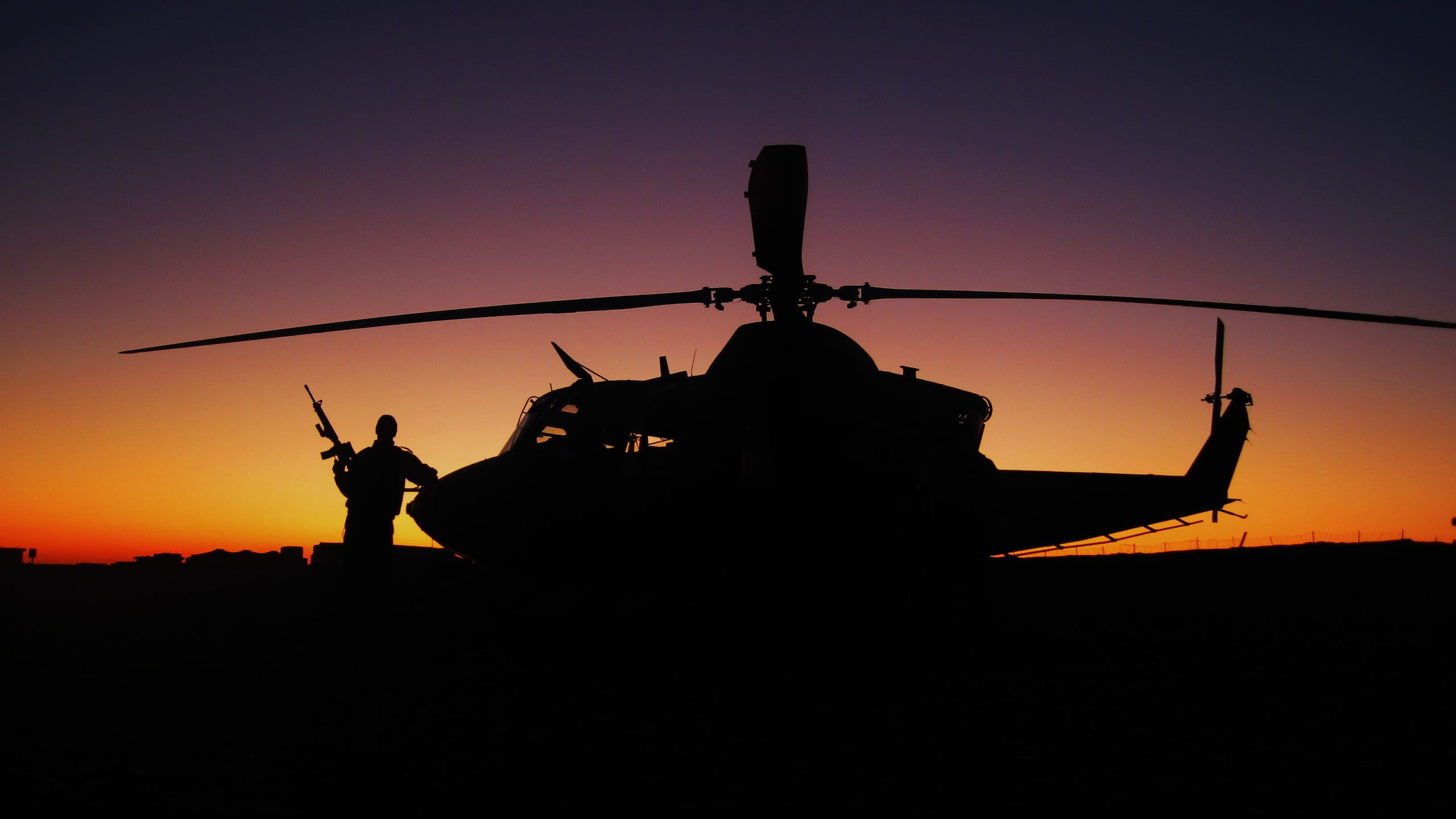 silhouette of helicopter, military, aircraft, military aircraft, helicopters