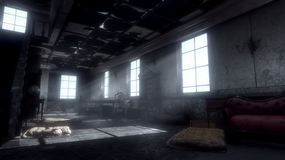 black and white concrete building, Fallout 4, Fallout HD wallpaper