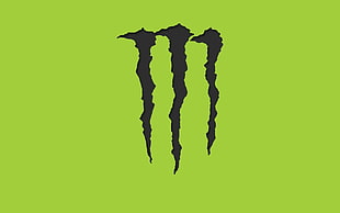 Monster Energy logo, logo, Monster Energy, simple background