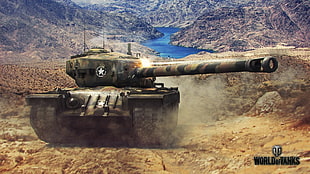 World of Tanks battle tank digital wallpaper, World of Tanks, tank, wargaming, video games