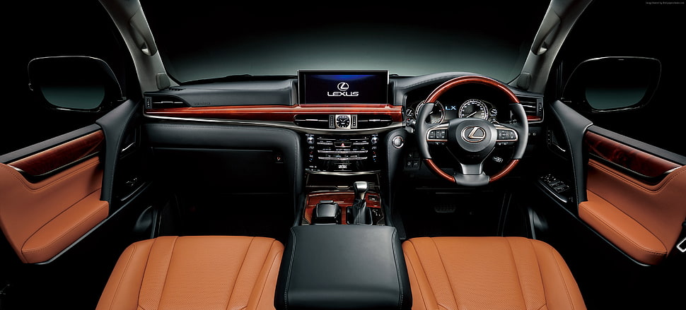 interior photo of Lexus vehicle HD wallpaper