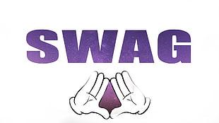Swag 3D wallpaper, SWAGGAH, triangle, gloves, universe