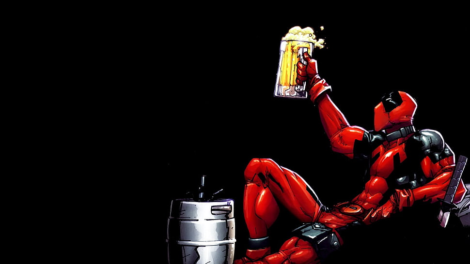 Deadpool wallpaper, Deadpool, comic art HD wallpaper