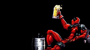 Deadpool wallpaper, Deadpool, comic art