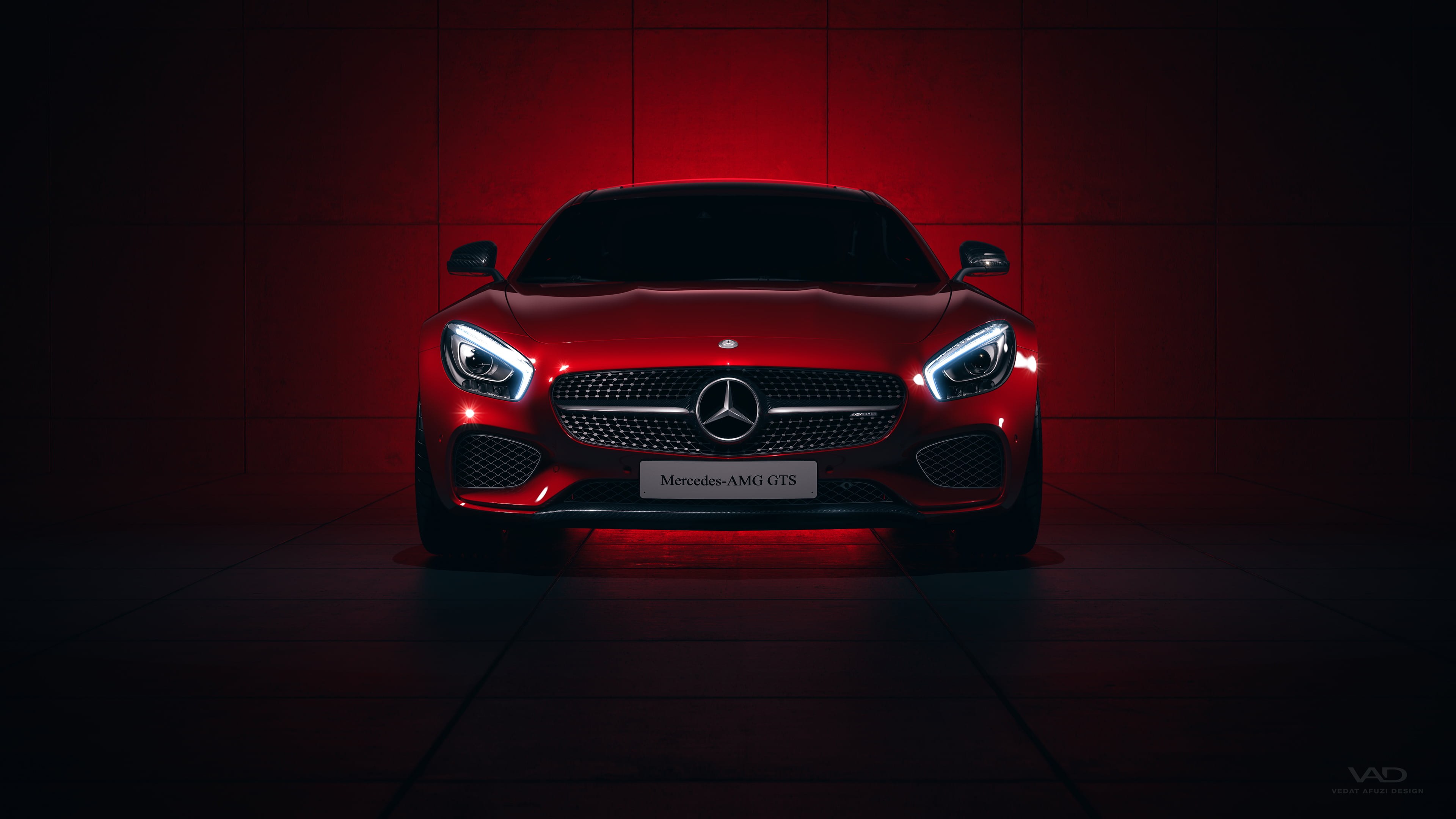 Red Mercedes-Benz car HD wallpaper | Wallpaper Flare