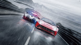 racing game poster HD wallpaper