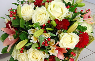 bouquet of assorted flowers