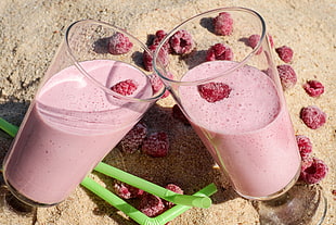 raspberry fruit shakes
