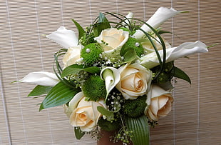 white Rose flower arrangement